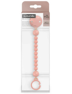 Broche Pinza de Silicona Peach Pink Suavinex Colour Essence 2