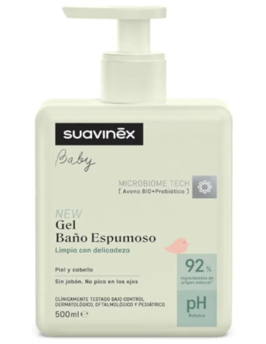Gel Espumoso Champú Suavinex 500 ml