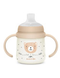 Biberón Beige Suavinex Wild&Free con Asas Brillantes 150 ml +6m
