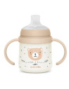 Biberón Beige Suavinex Wild&Free con Asas Brillantes 150 ml +6m