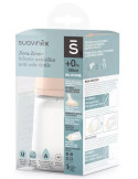 Biberón Suavinex Zero Zero Flujo Adaptable Mixta Lactancia Fair +0m 180 ml