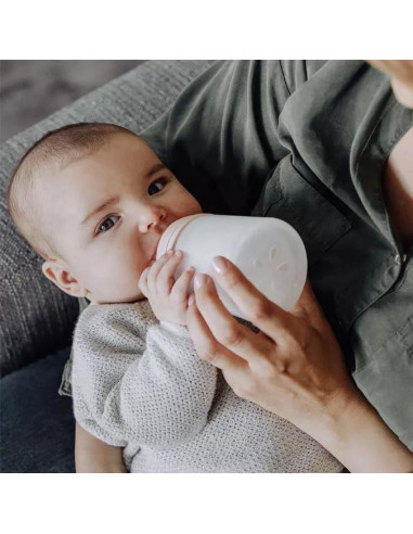 Biberón Suavinex Zero Zero Flujo Adaptable Mixta Lactancia Fair +0m 180 ml