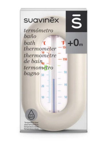 Termómetro de Bañera Gris Suavinex Wild&Free