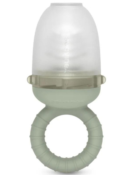 Alimentador Antiahogo de Silicona Suavinex Colour Essence Verde +6m