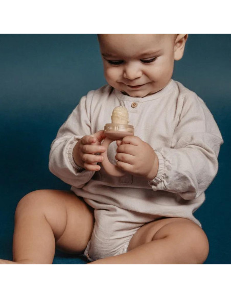 Alimentador Antiahogo de Silicona Suavinex Colour Essence Verde +6m