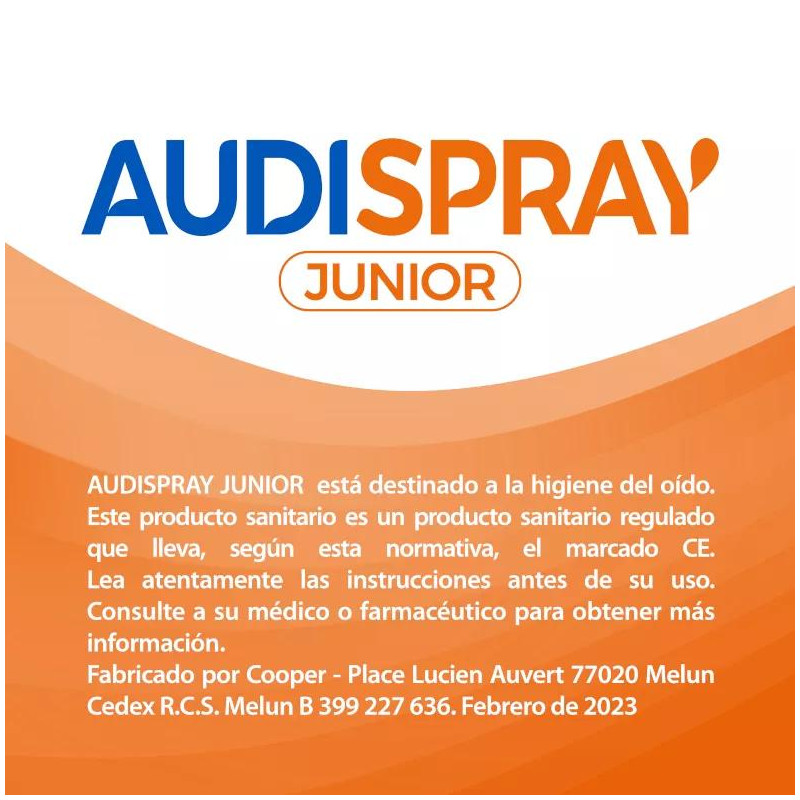 Limpieza de Oídos Audispray Junior 25ml