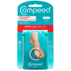 Tiritas para Ampollas Pequeñas Compeed, 6 unidades
