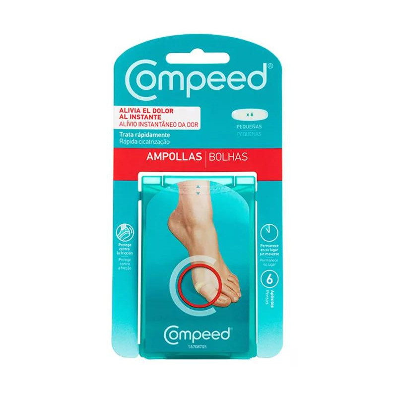 Tiritas para Ampollas Pequeñas Compeed, 6 unidades
