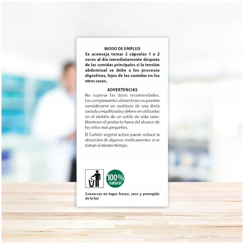 Cápsulas 50 de Gases Finocarbo Plus Aboca