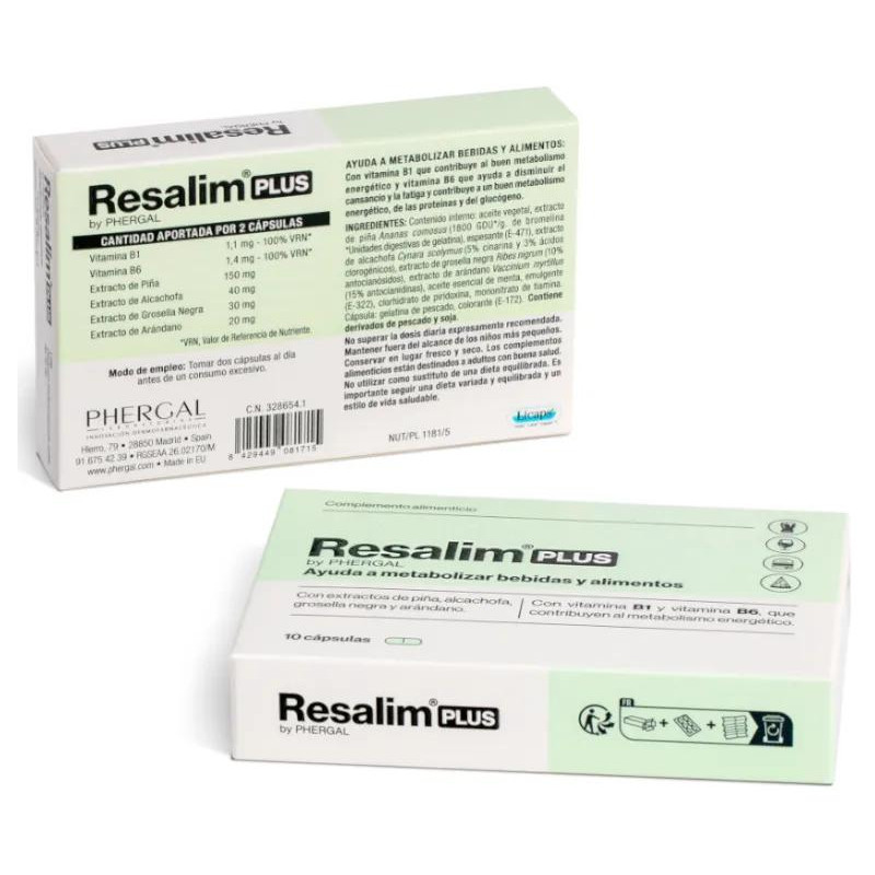 Cápsulas Resalim Plus 10