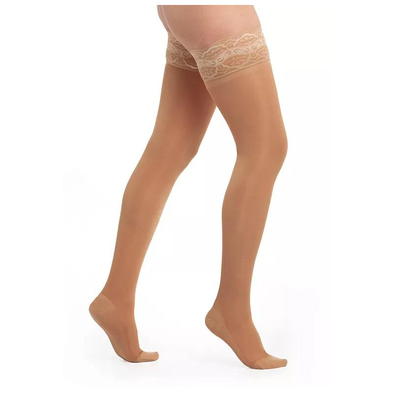 Compresión Normal Beige T. Pequeña 1 ud Viadol Media Larga con Blonda
