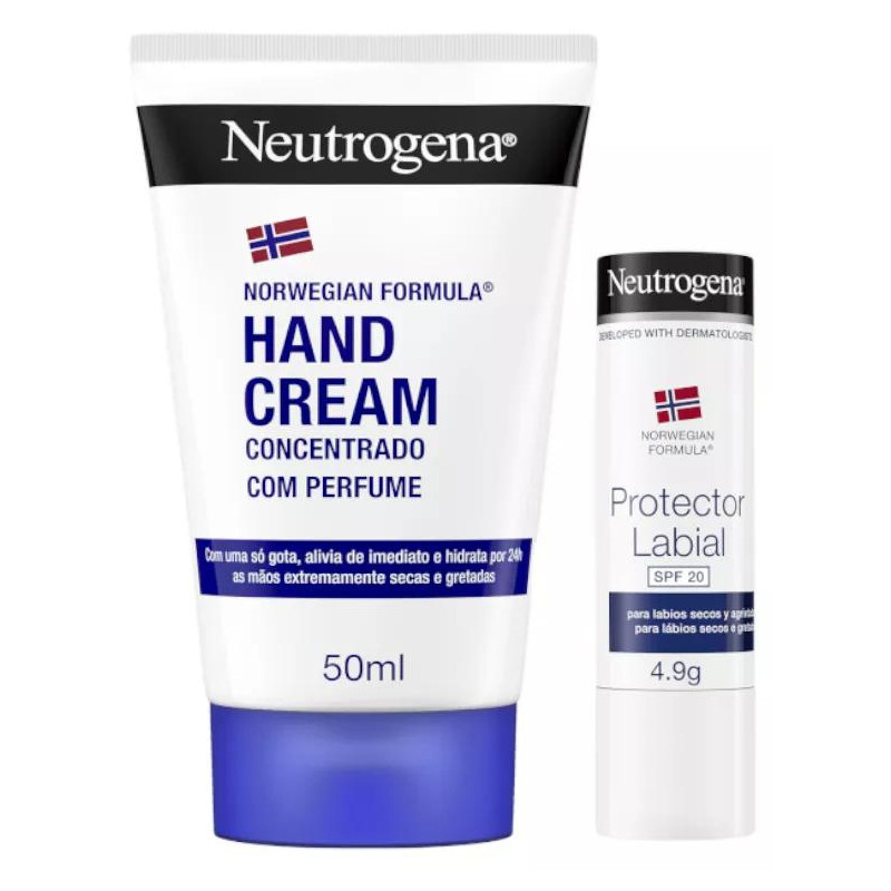 Crema de Manos Neutrogena Fórmula Noruega 50ml + Labial SPF 20
