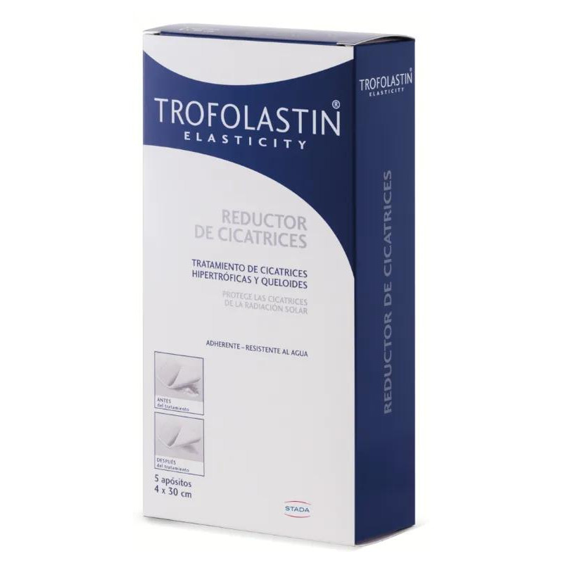 5 uds de Trofolastin Reductor de Cicatrices 4x30 cm