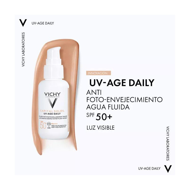 Fluido Color Claro SPF50+ 40 ml Vichy Capital Soleil UV-Age Daily