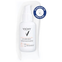 Vichy Capital Soleil Fluido Water SPF50+ 40 ml Previene Arrugas y Manchas