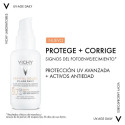 Vichy Capital Soleil Fluido Water SPF50+ 40 ml Previene Arrugas y Manchas