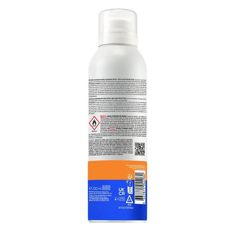 Bruma Invisible Refrescante Anthelios UV Sport SPF50+ 200 ml de La Roche Posay