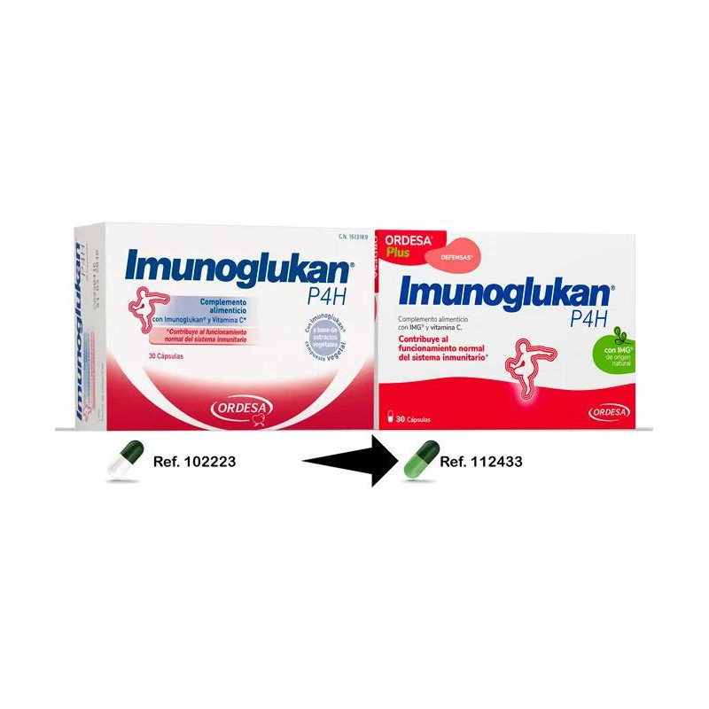Cápsulas de Imunoglukan P4H 30