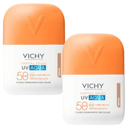 Fluido Hidratante Vichy UV Aqua SPF50 Tono Medio 50 ml