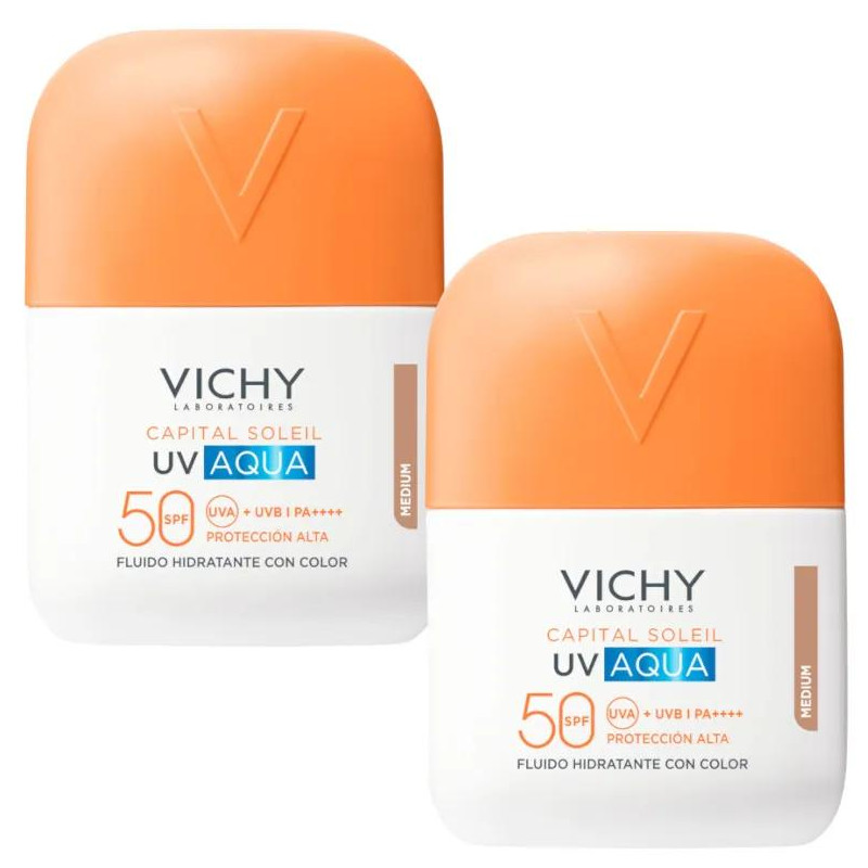 Fluido Hidratante Vichy UV Aqua SPF50 Tono Medio 50 ml