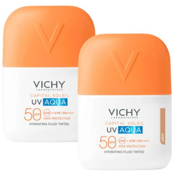 Fluido Hidratante Color Light SPF50 Vichy Capital Soleil UV 2x50 ml