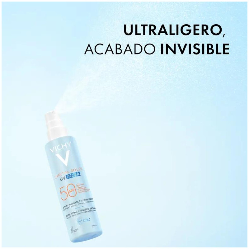 Spray Hidratante Invisible Vichy Capital Soleil UV SPF50 200 ml