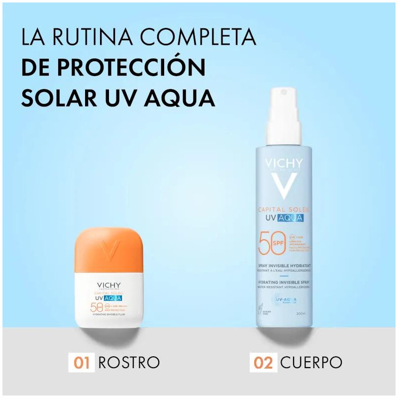 Spray Hidratante Invisible Vichy Capital Soleil UV SPF50 200 ml