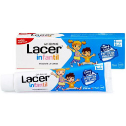 Gel Dental Infantil Lacer Sabor Fresa 75ml