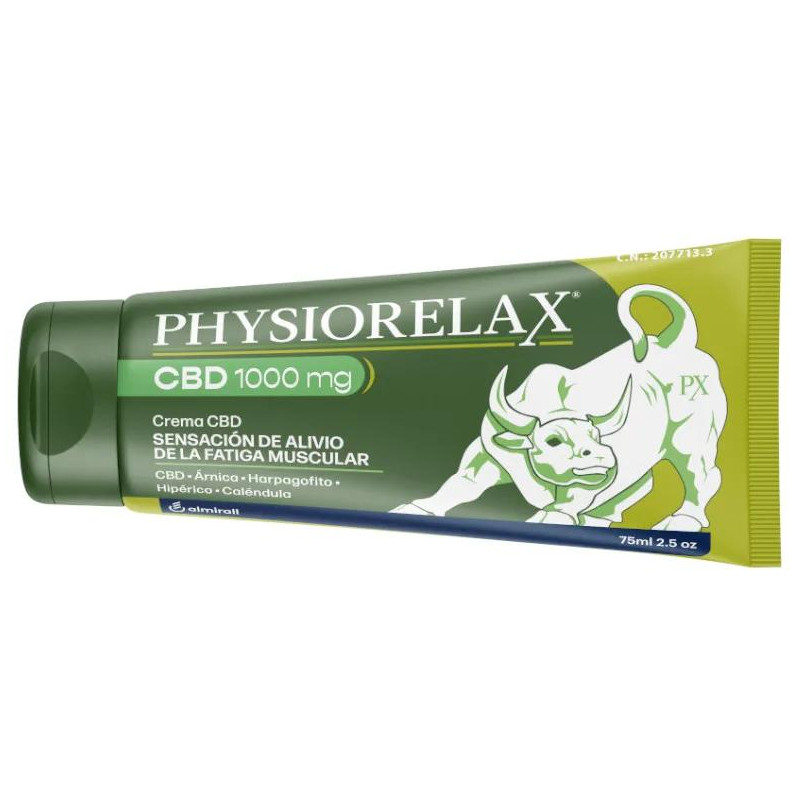 Crema de 75 ml con CBD 1000mg Physiorelax