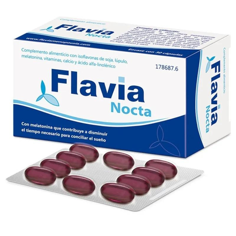 30 Cápsulas Menopausia Flavia Nocta