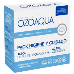 Aceite Ozonizado Ozoaqua 15 ml + Jabón de Ozono en Aceite 100 gr