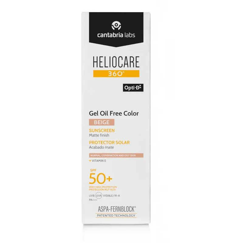 Gel Oil Free Heliocare 360 Color Beige SPF50+ 50 ml