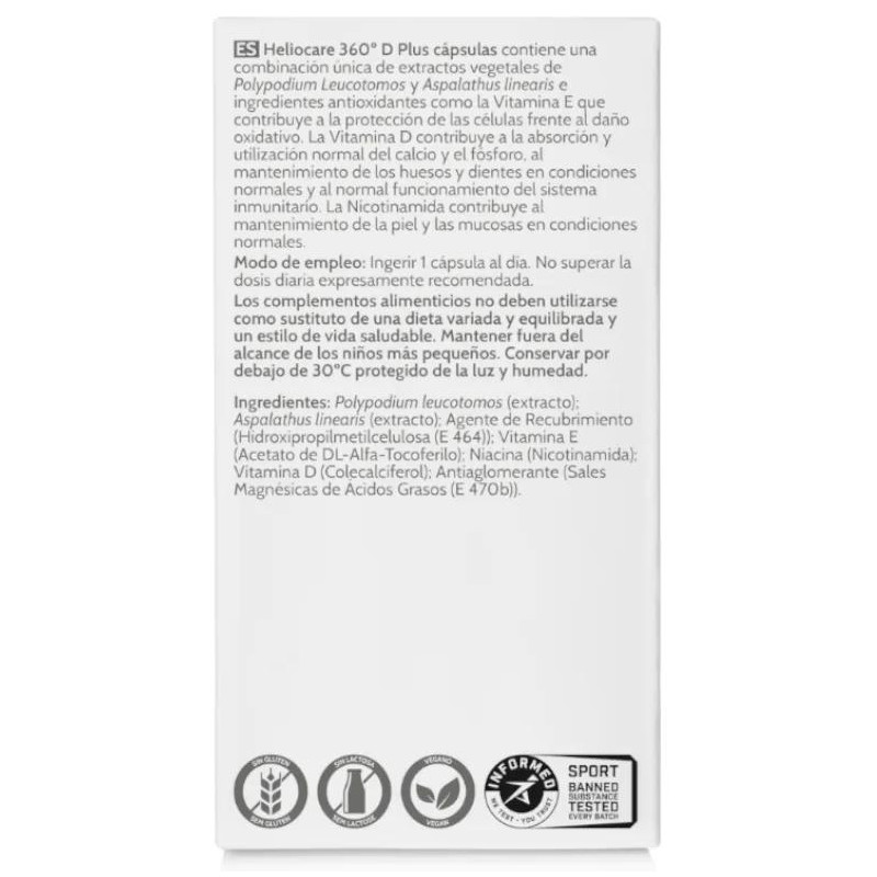 Cápsulas Heliocare 360 D Plus 30