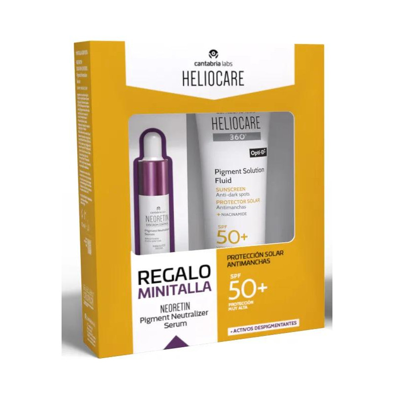 Pigment Solution Fluid SPF50+ 50 ml Heliocare 360 + Neoretin 10 ml Pigment Neutraliser