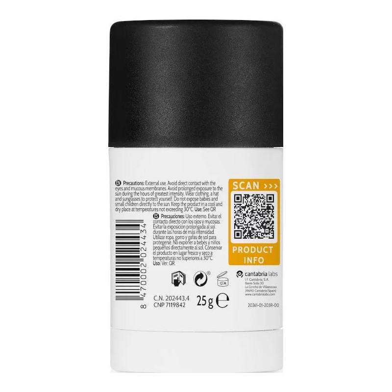 Stick Transparente Sport SPF50+ 25 gr Heliocare 360