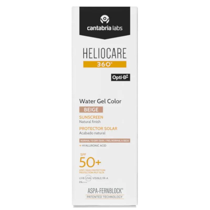 Gel Agua Color Beige SPF50+ 50 ml Heliocare 360