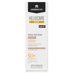 HELIOCARE 360 COLOR WATER GEL PROTECTOR SOLAR SPF 50+ 1 ENVASE 50 ML COLOR BRONZE