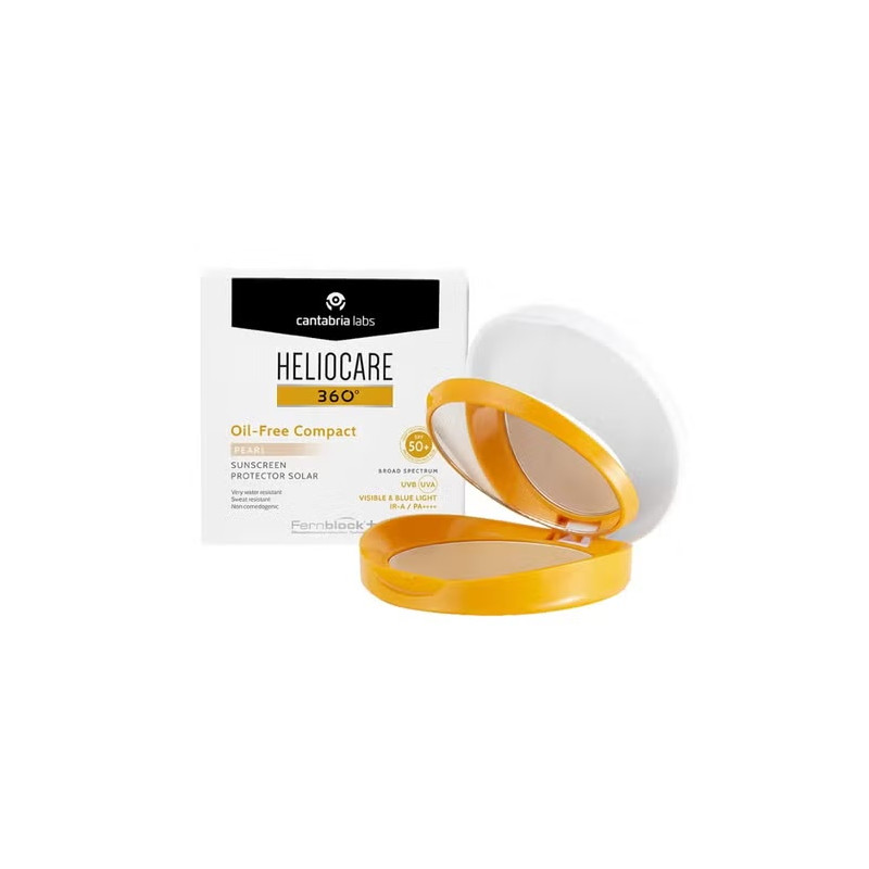 Compacto Libre de Aceite Heliocare 360 SPF50+ Perla 10gr