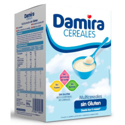 Damira Papilla Multicereales Sin Gluten FOS 4m+ 500 gr