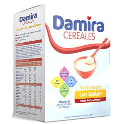 Damira Papilla 8 Cereales con Galletas María FOS 6m+ 600gr