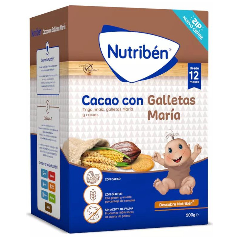 Nutribén Cacao con Galletas María 500g