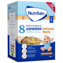 Nutribén 8 Cereales Galleta María 600gr
