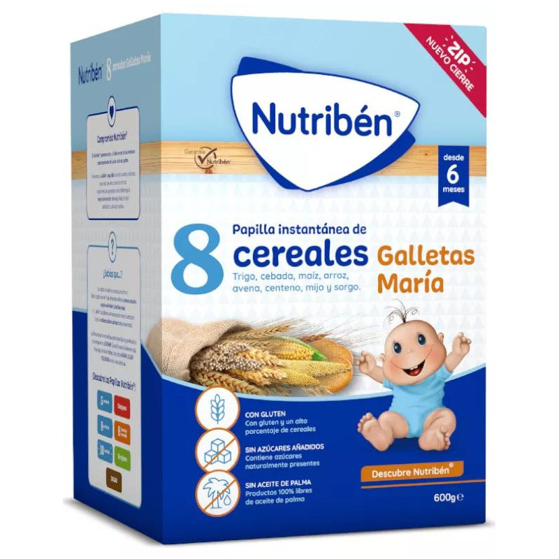 Nutribén 8 Cereales Galleta María 600gr