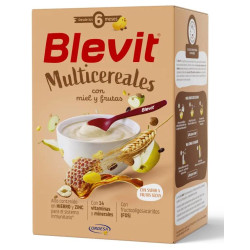 Blevit Papilla Multicereales con Miel y Frutas +6m 500 gr