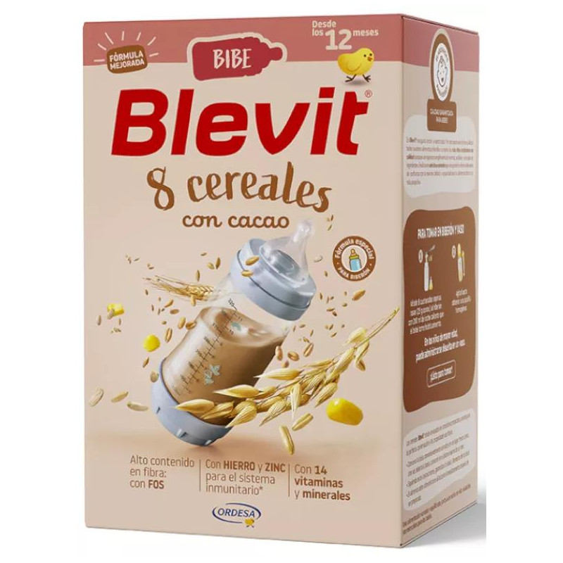 Blevit Bibe 8 Cereales con Cacao +12m 500 gr