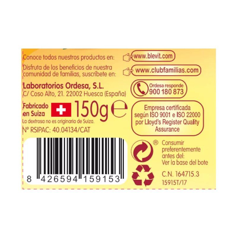 Blevit L Frutas Laxante 150gr