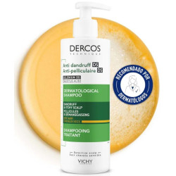 Vichy Dercos Technique Champú Anticaspa Seca Hidrata y Calma el Cuero Cabelludo 390 ml
