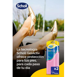 PLANTILLAS SCHOLL GEL ACTIV TACON DIARIO
