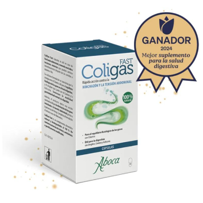 Aboca Coligas Fast Gases 50 Cápsulas