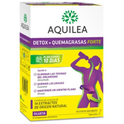 Aquilea Detox + Quemagrasas FORTE 10 Sticks